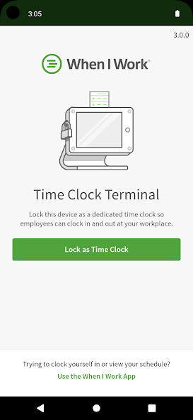 Time Clock Terminal