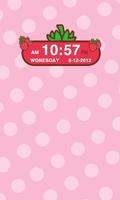 Strawberry Clock Widget