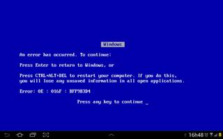 Blue Screen of Death