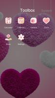 Pink Love Heart Launcher Theme