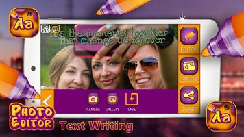 Photo Editor Text Writing