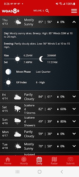 WQAD Storm Track 8 Weather