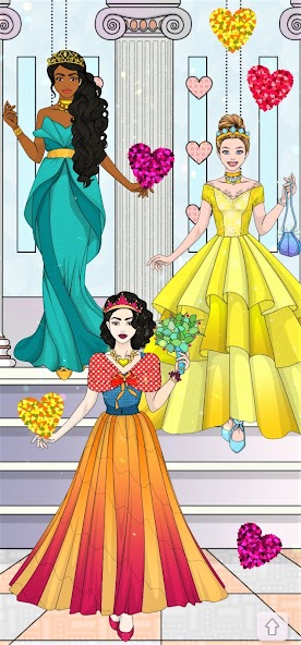 Wedding Coloring Dress Up Game