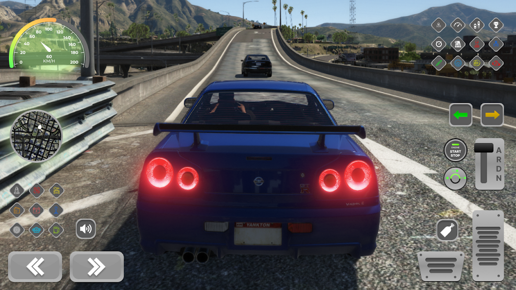 Skyline R34 GTR City Racetrack