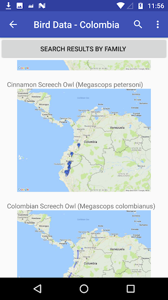 Bird Data - Colombia