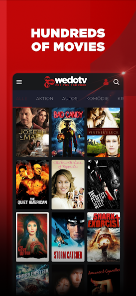 Films, series & TV on wedotv