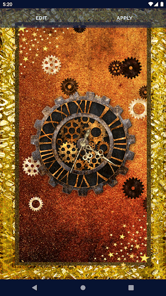 Steampunk Clock Wallpaper