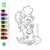 Coloring Book Boy Activity