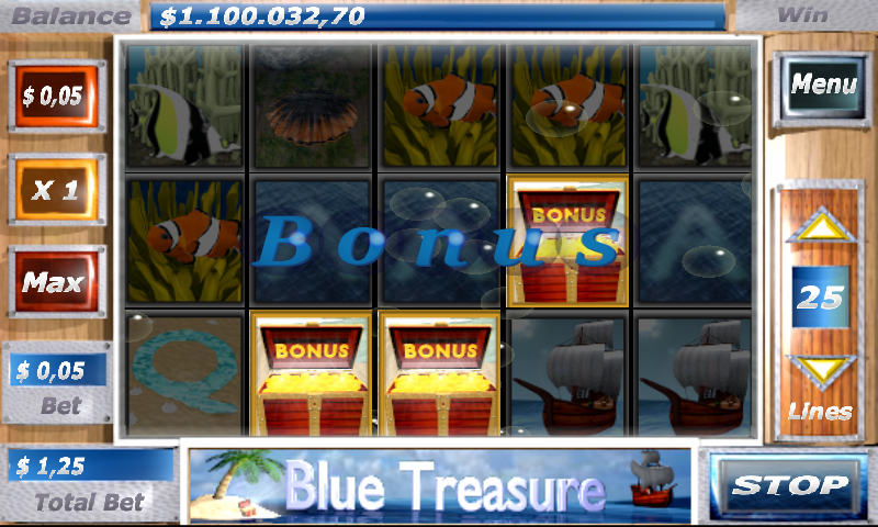 Blue Treasure Slots