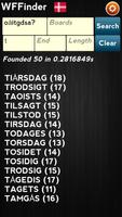 WordFeud Finder - Danish New