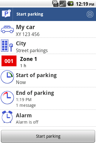 Parking SMS Scheduler