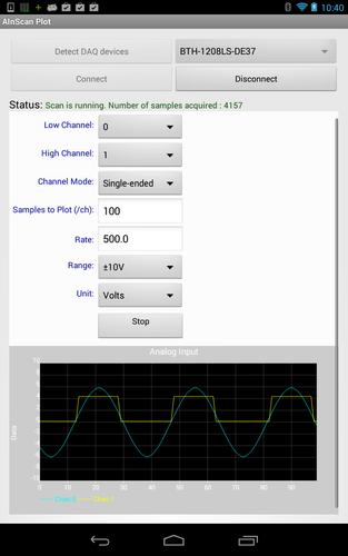 Analog Input Scan Demo