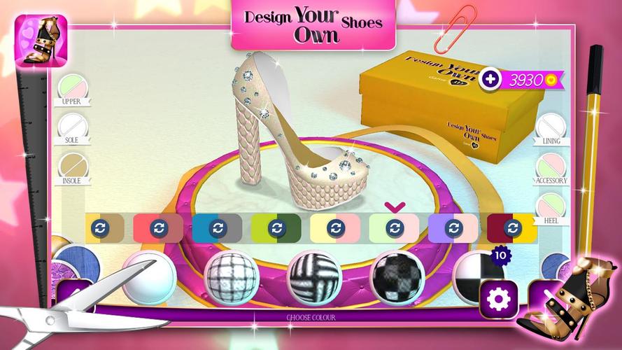 Design Your Own Shoes Game 3D