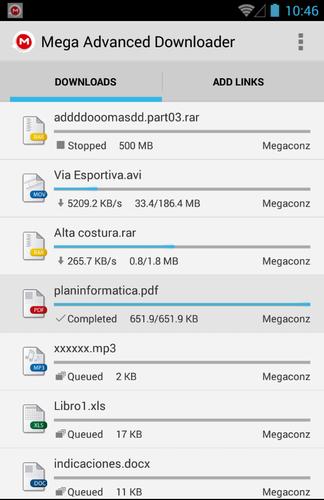 Advanced Downloader for Mega