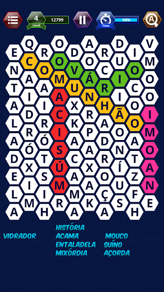 Word Search Puzzles Hexagon