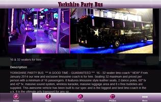 Yorkshire Party Bus App