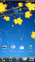 Gold Maple Leaf Live Wallpaper