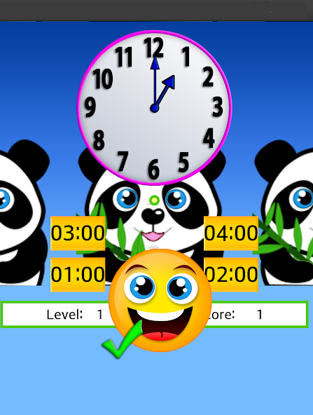 clock game for kids