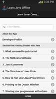Learn Java Offline