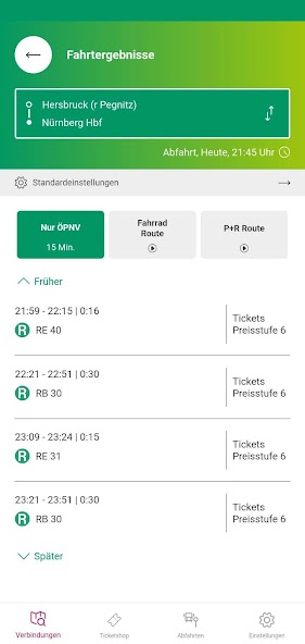 VGN Fahrplan & Tickets