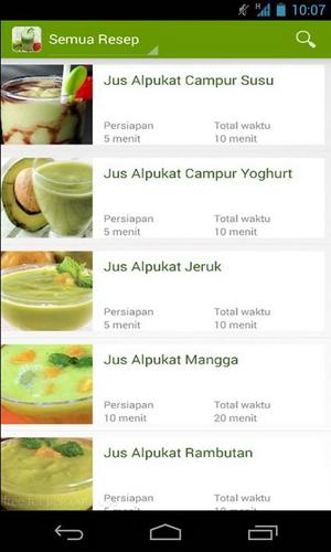 Resep Jus Sehat