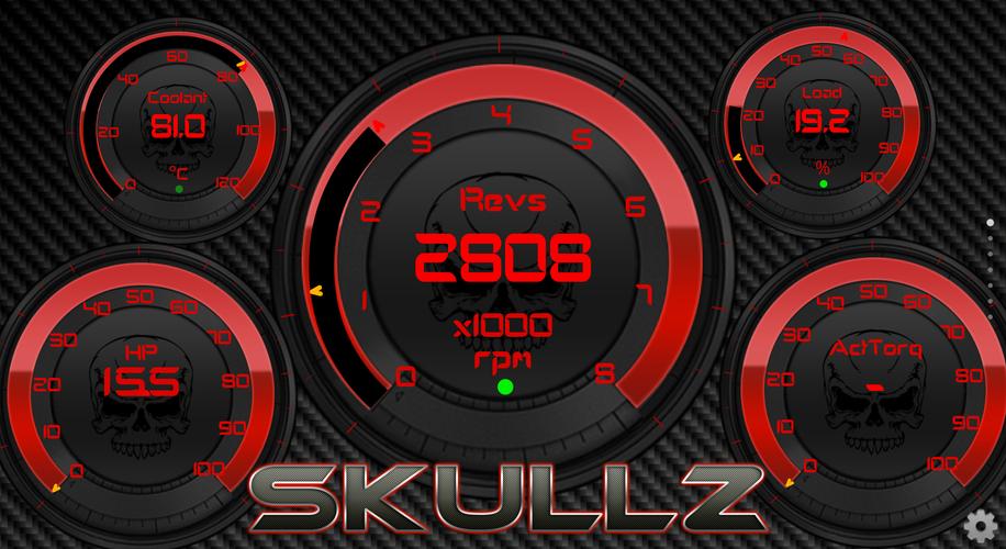 Free Torque Theme SkullZ OBD 2