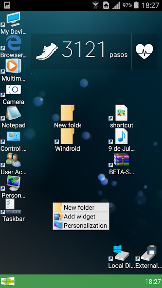 Windroid Launcher (antiguo)