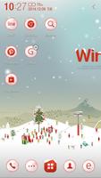 Snowy white world Atom theme