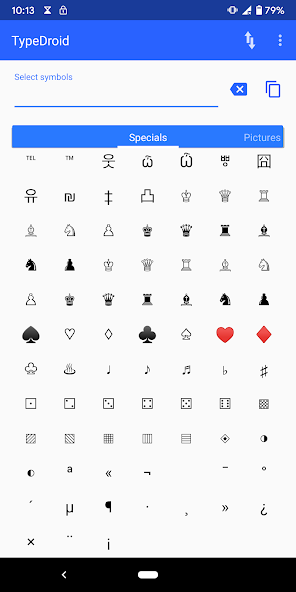 Type Droid (1000+ symbols)