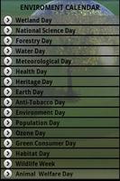 Environment Calendar