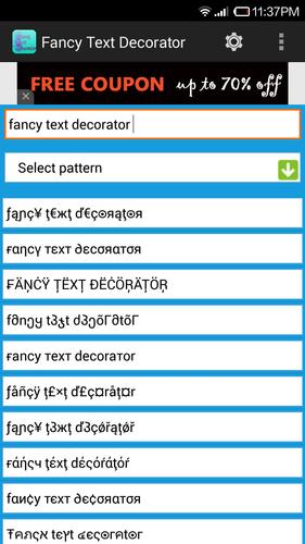 Fancy Text Decorator