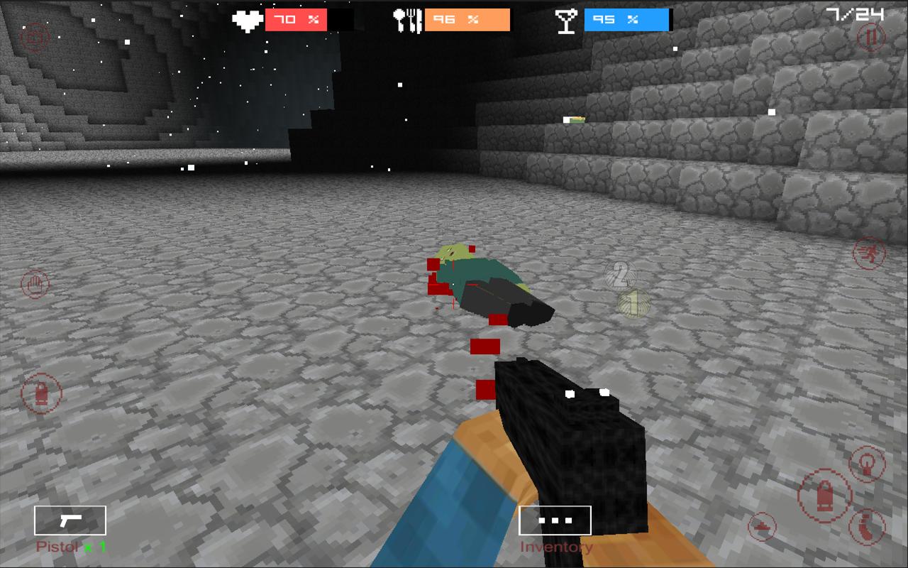 Cube Gun 3D : Winter Craft