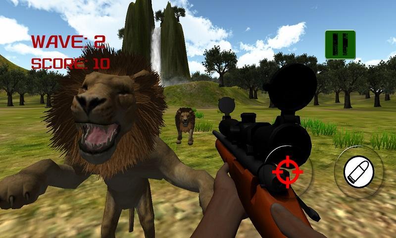 Real Lion : Wolf Jungle Hunt