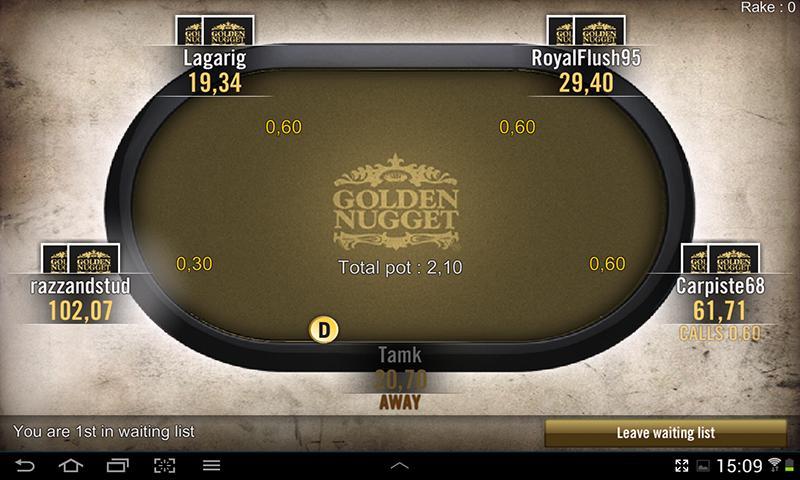 Golden Nugget Poker