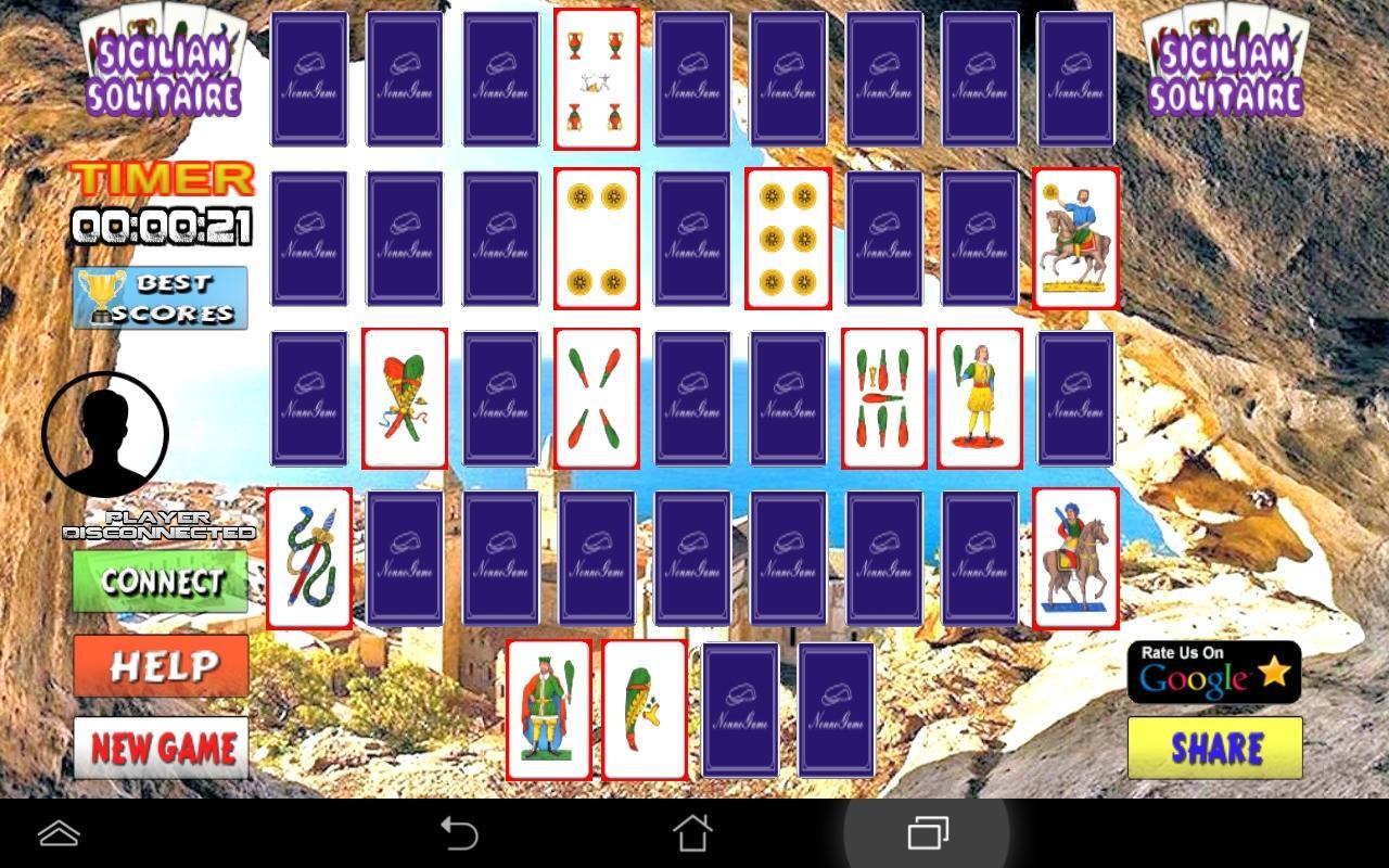 Cards Sicilian Solitaire