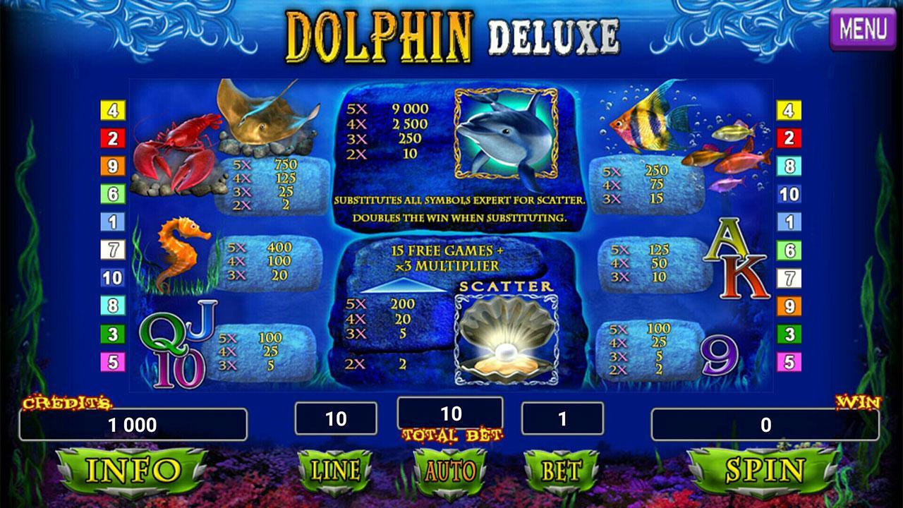 Dolphin Deluxe Slot