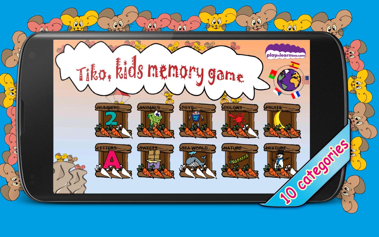 Tiko kids Memory & Match game