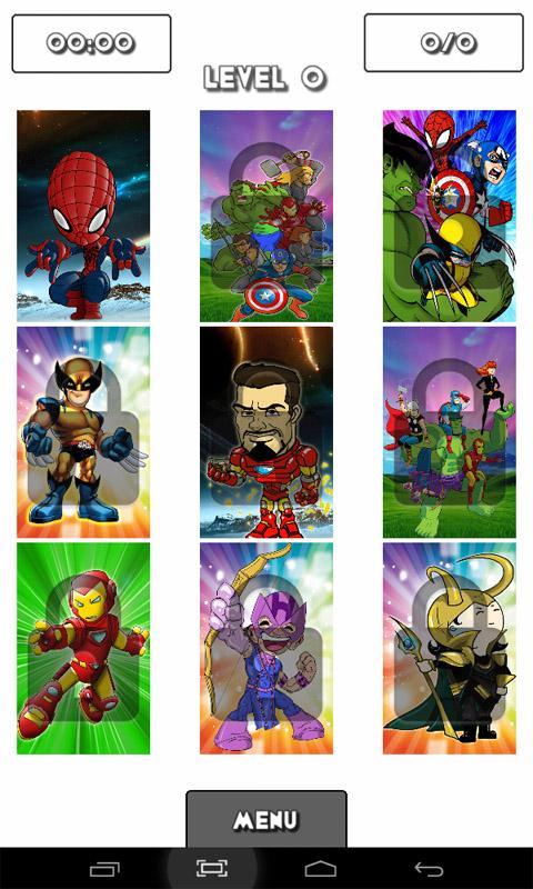 Superhero Puzzle Games