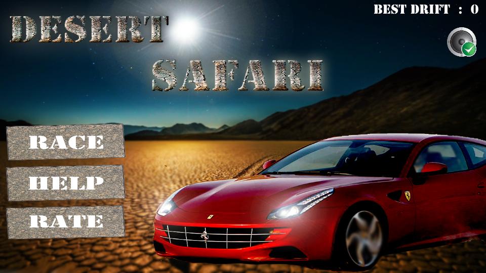 Car Racing 3D - Desert Safari