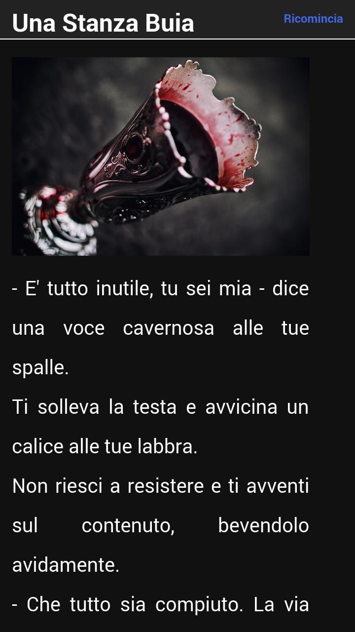 Una Stanza Buia Libro Game