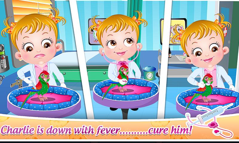 Baby Hazel Pet doctor