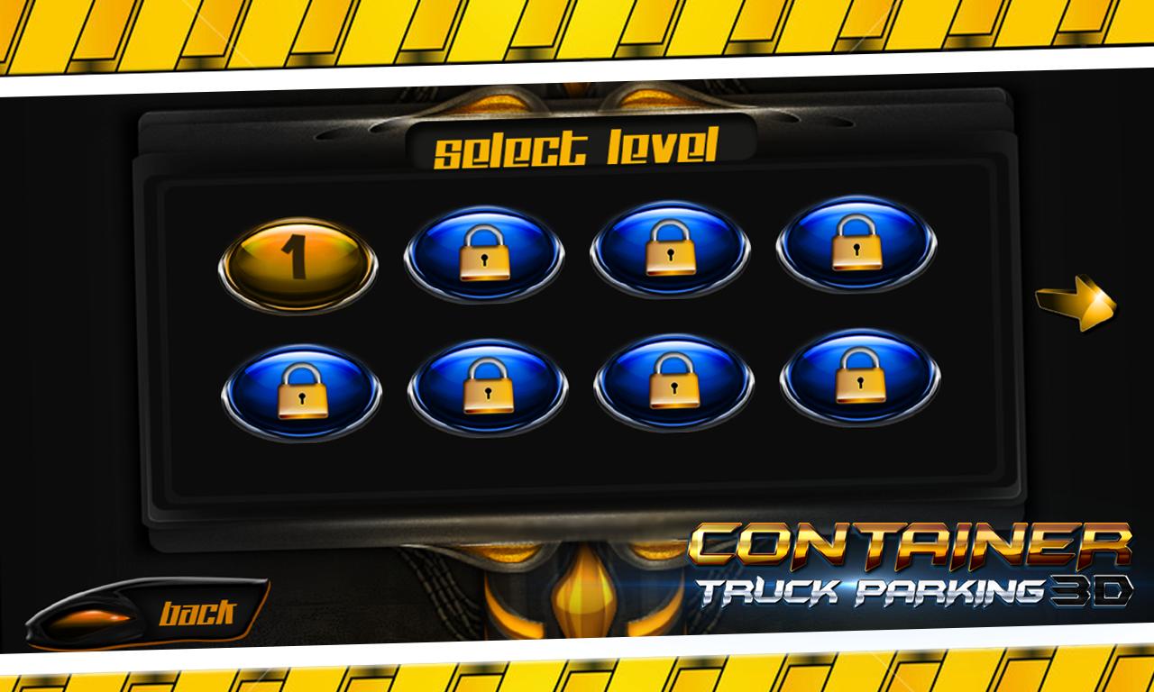 Container Truck Parking 3D