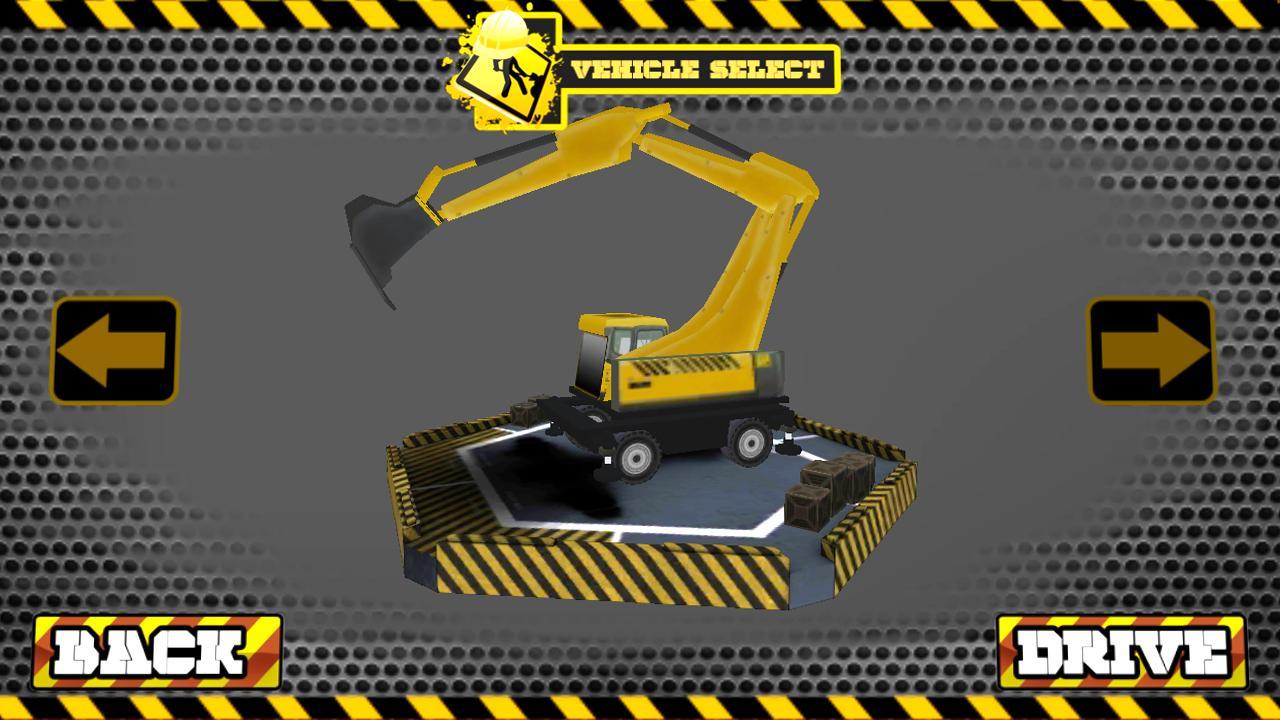 Excavator Construction Driving