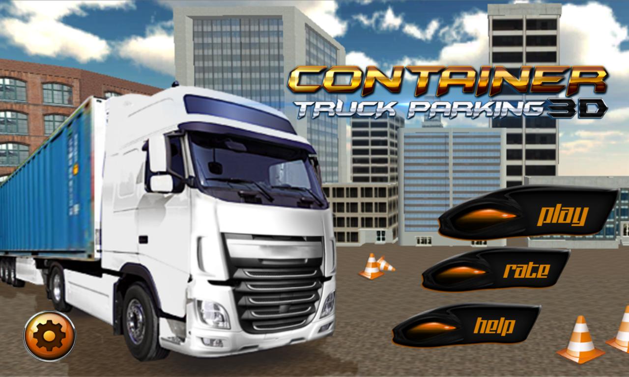 Container Truck Parking 3D