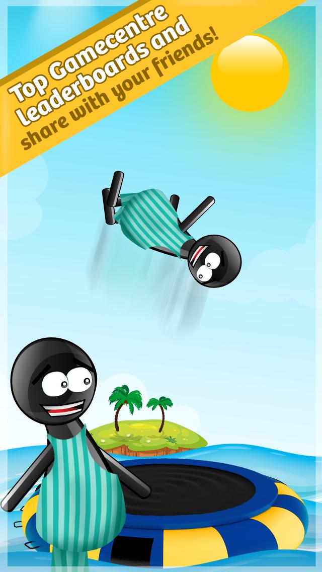 Stickman Water Trampoline FREE