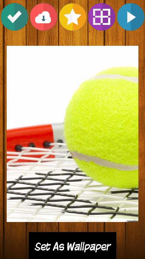 Tennis sport puzzle game