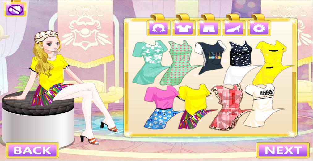 Makeover and fashion dress up