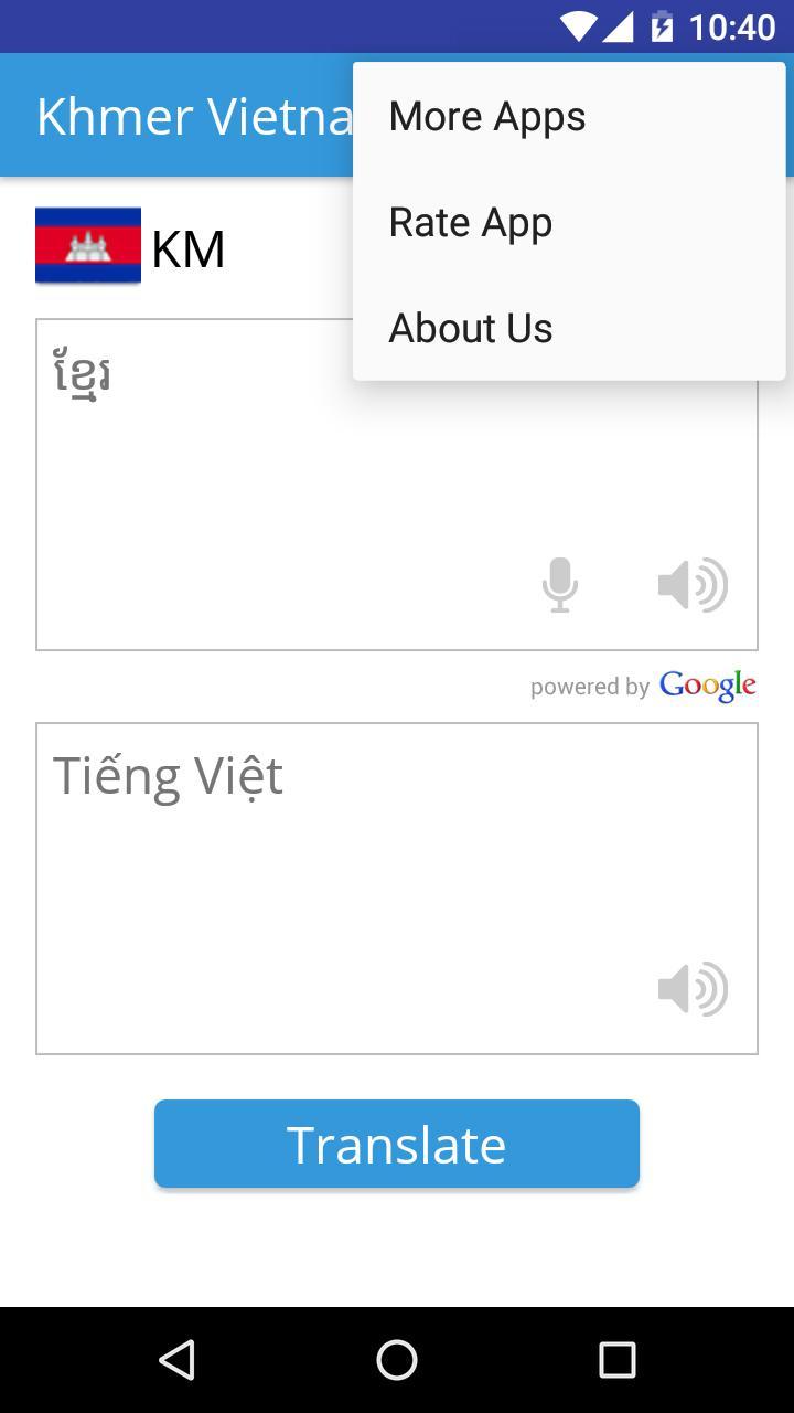 Khmer Vietnamese Translator