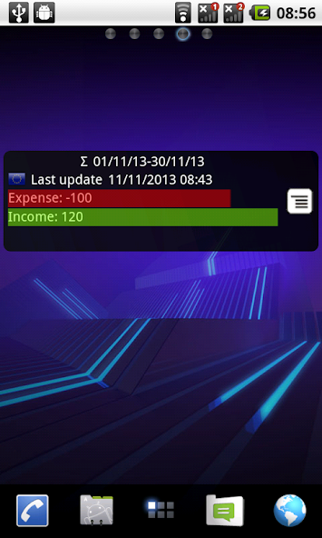 Budget Control Widget