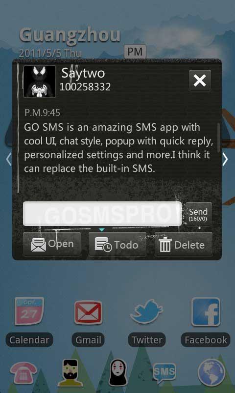 GO SMS Pro Thief Theme